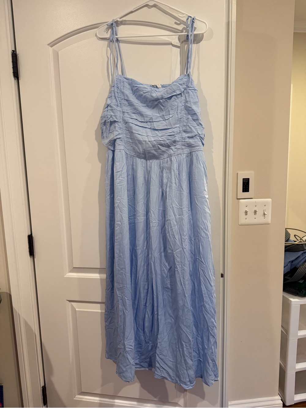 Brand new Light Blue Tie-Strap Sundress